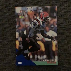 Marshall Faulk 1994 NFL 1st round draft pick card